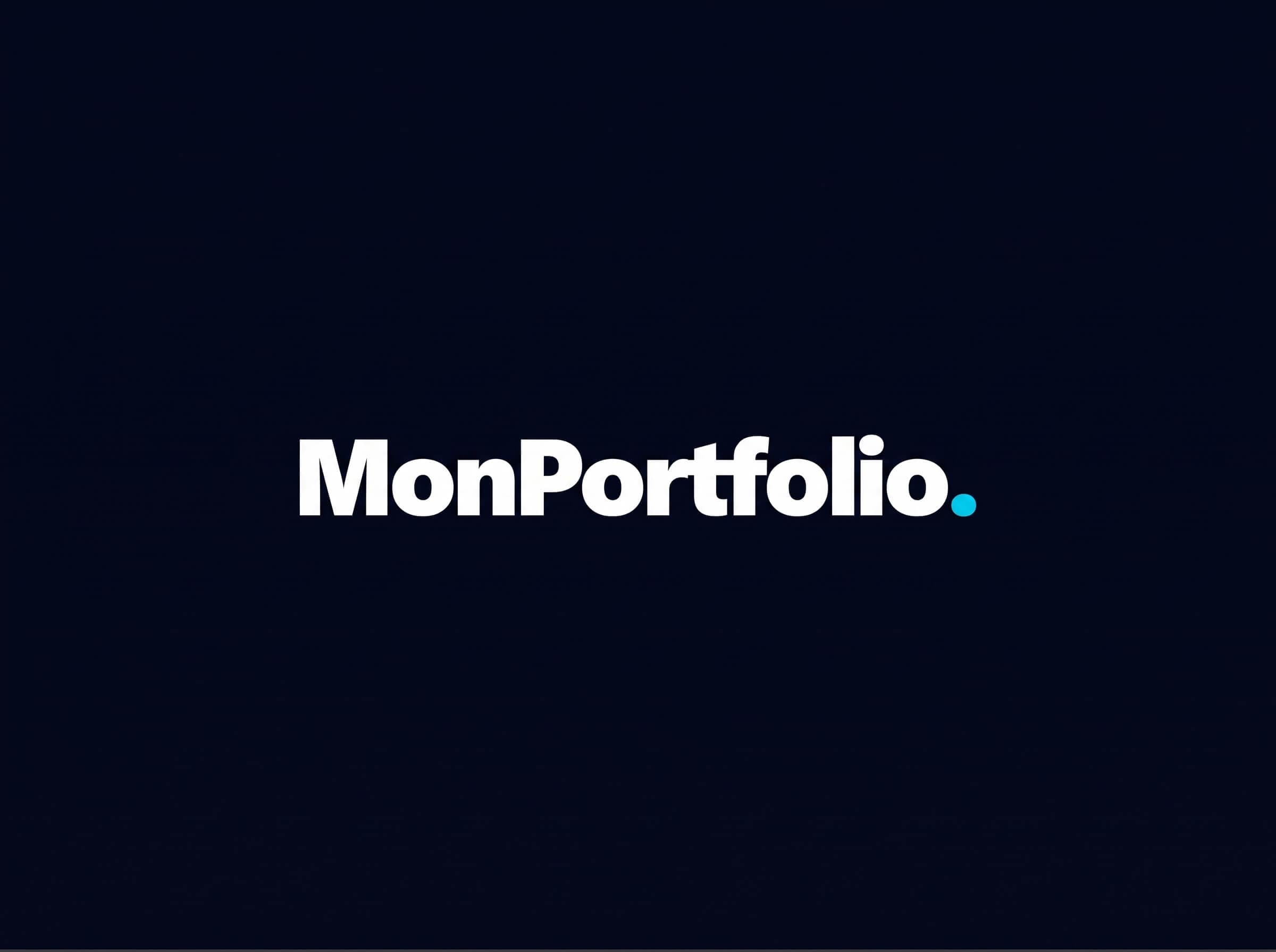 Portfolio Interactif